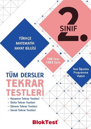 TUDEM 2.SINIF TEST DERGİSİ (8 ADET TEST EKLİ)